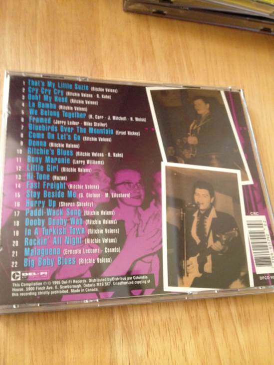 Rockin’ All Night The Very Best Of Ritchie Valens - Valens, Ritchie (CD) music collectible - Main Image 2