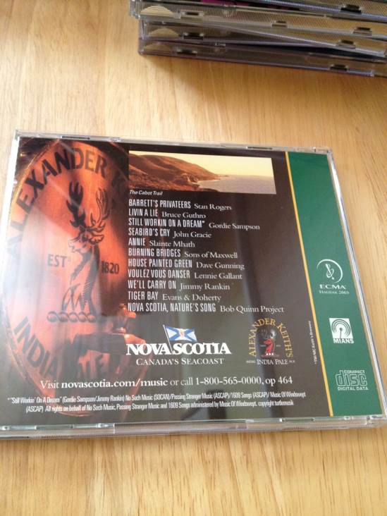 Sociable  : A Toast To Nova Scotia Music - Various Artists (CD) music collectible - Main Image 2
