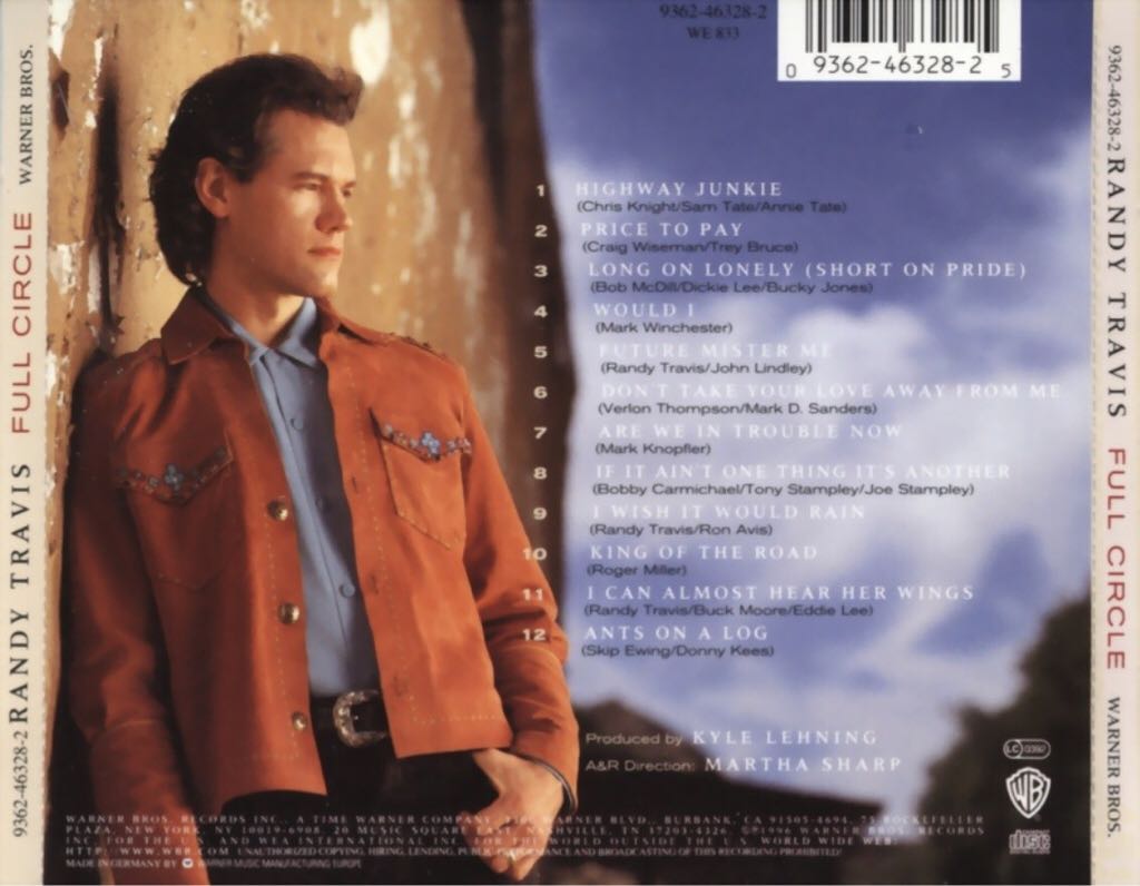 Full Circle - Travis, Randy (CD) music collectible - Main Image 2