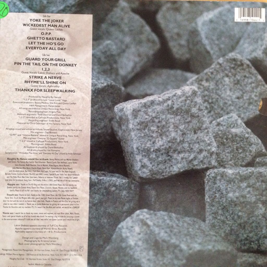 Naughty By Nature - Naughty By Nature (12”) music collectible [Barcode 068584203224] - Main Image 2