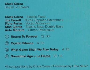 Return To Forever - Corea, Chick (12” - 4645) music collectible [Barcode 602527278841] - Main Image 2