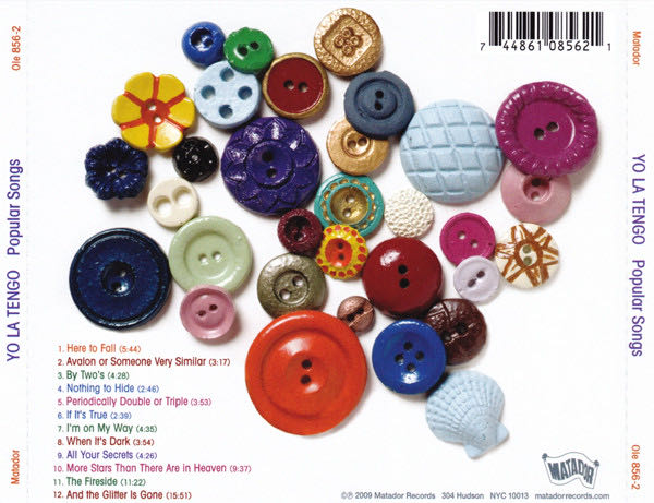 Popular Songs - Yo La Tengo (CD - 73) music collectible [Barcode 744861085621] - Main Image 3