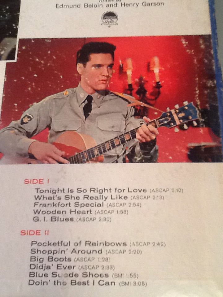 G.I. Blues - Presley, Elvis (12” - 26) music collectible - Main Image 2