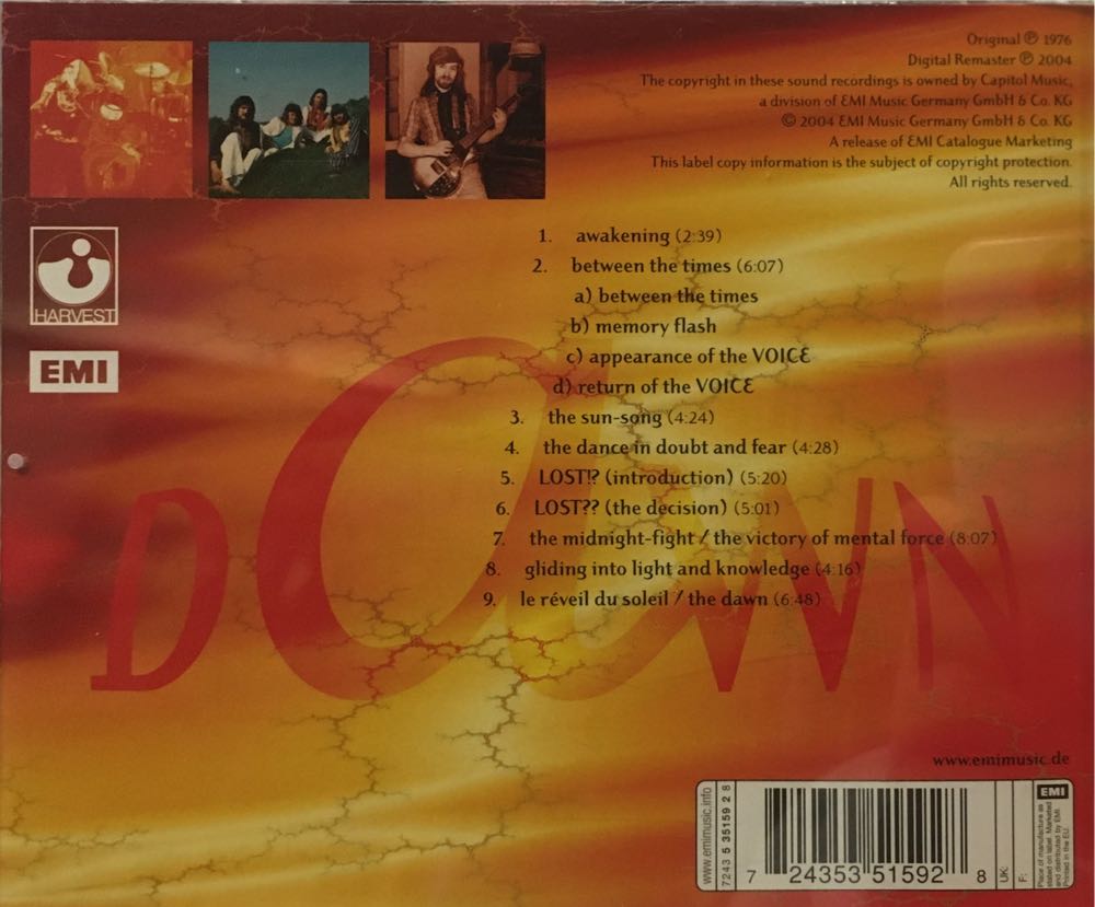 Dawn - Eloy (CD - 48) music collectible [Barcode 724353515928] - Main Image 2