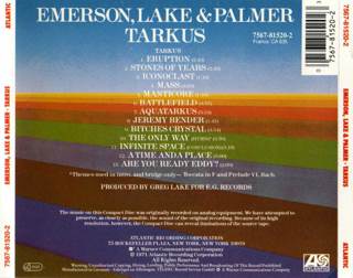 Tarkus - Emerson, Lake & Palmer (CD - 3856) music collectible [Barcode 081227222420] - Main Image 2
