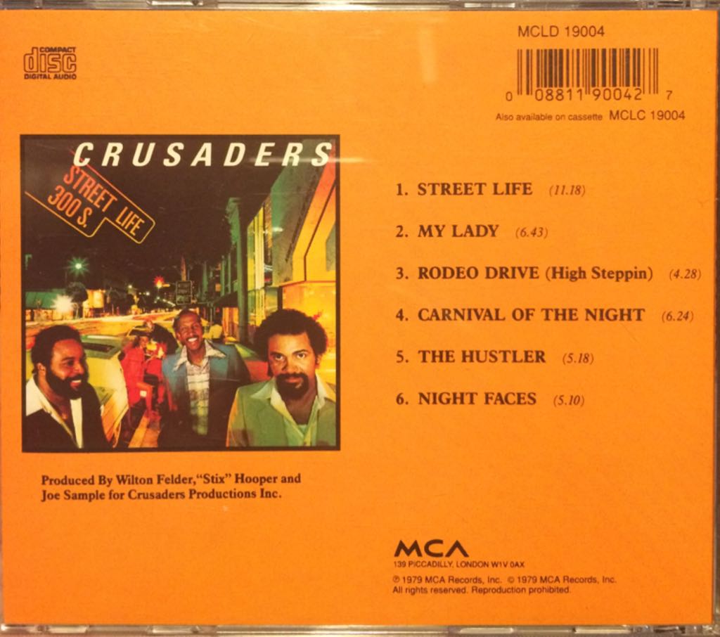 Street Life - Crusaders, The (12”) music collectible [Barcode 008811900427] - Main Image 2