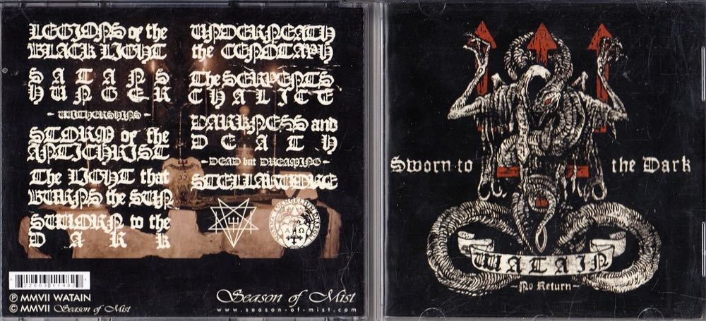 Sworn To The Dark - Watain (CD) music collectible [Barcode 822603114829] - Main Image 2