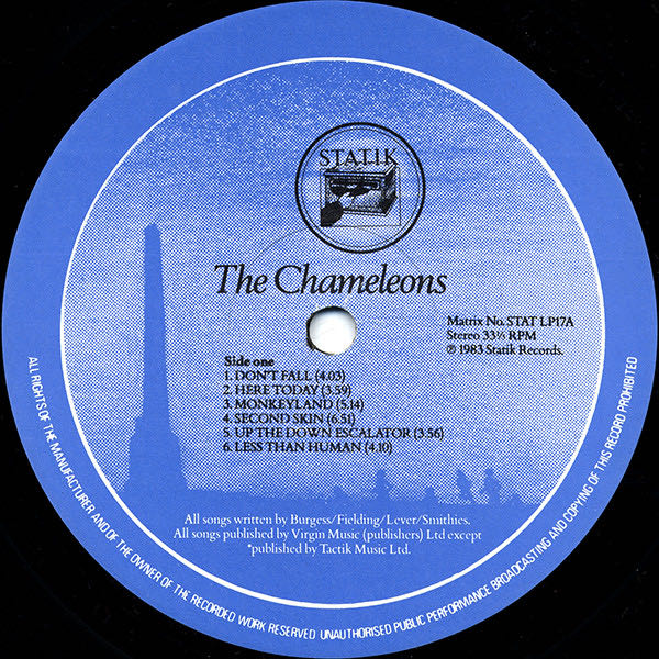 Script Of The Bridge - Chameleons U.K., The (12” - 57) music collectible - Main Image 3