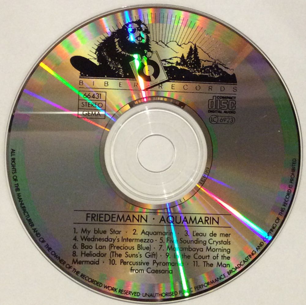 Aquamarin - Friedemann (CD - 50) music collectible [Barcode 4003037664319] - Main Image 4