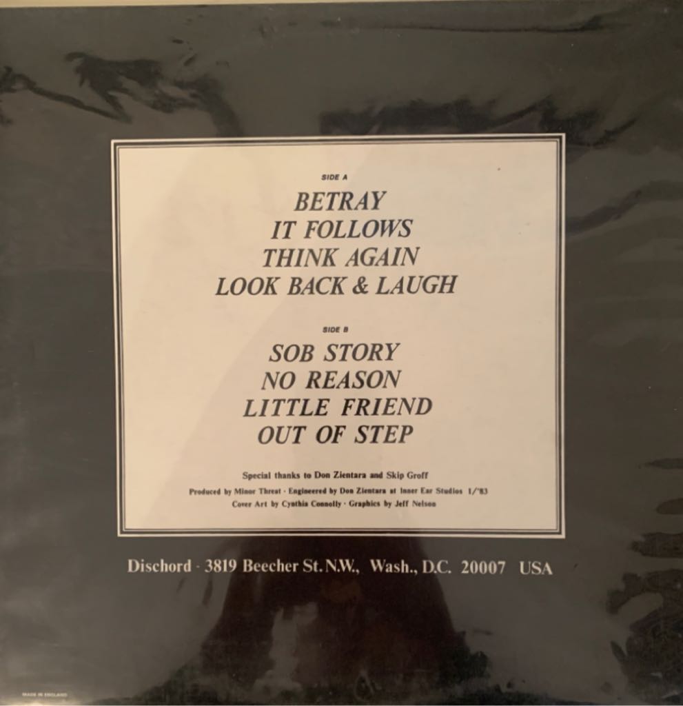 Out Of Step - Minor Threat (12” - 22) music collectible - Main Image 2