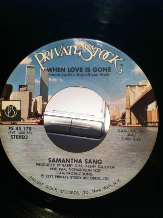 Emotion/When Love Is Gone - Sang, Samantha (7” - 739) music collectible - Main Image 2