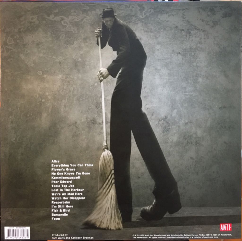 Alice - Waits, Tom (12”) music collectible [Barcode 8714092663235] - Main Image 2