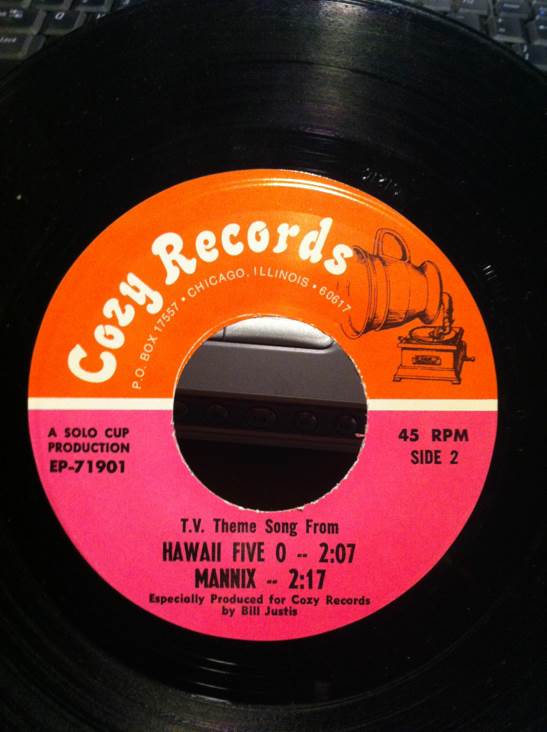 T.V. Theme Song From - T.V. Theme Song From/Bill Justis (7”) music collectible - Main Image 2