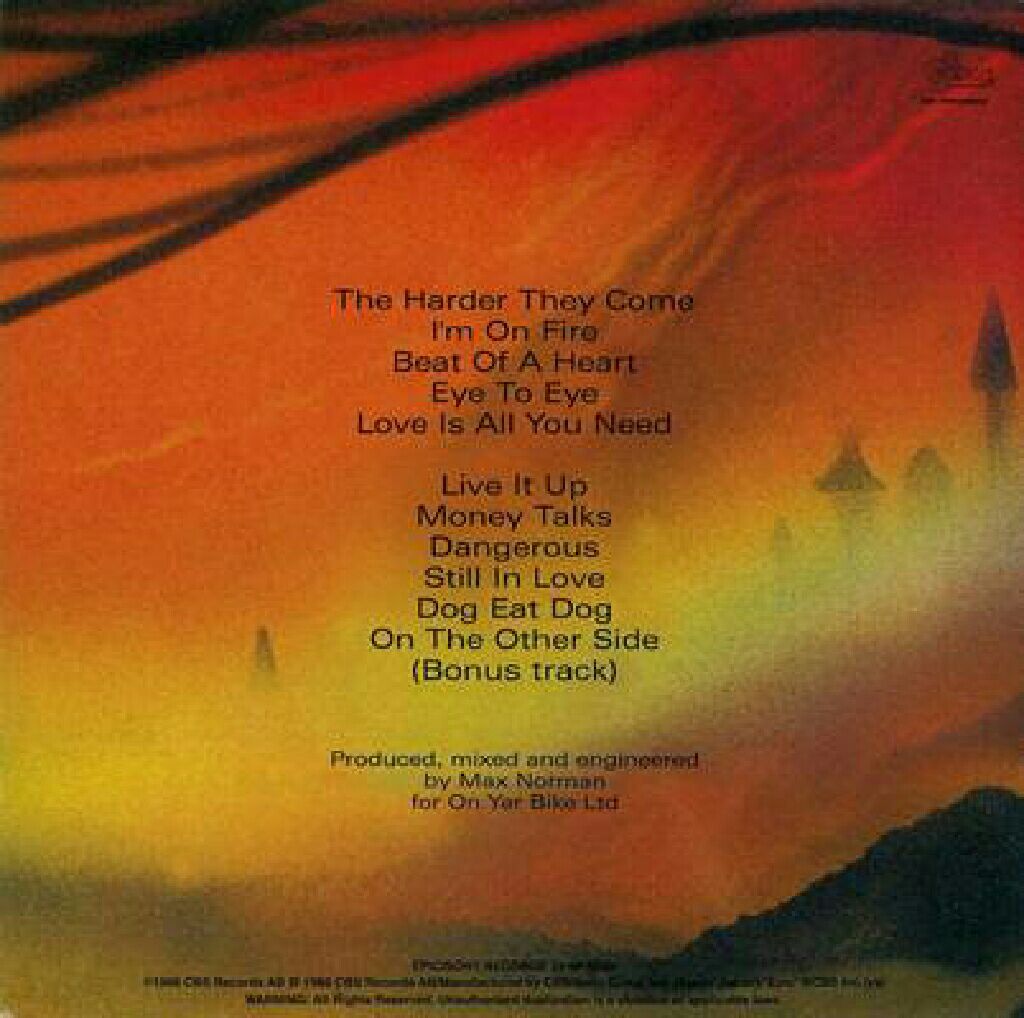 Eye To Eye - 220 volt (12”) music collectible [Barcode 5099746090616] - Main Image 2