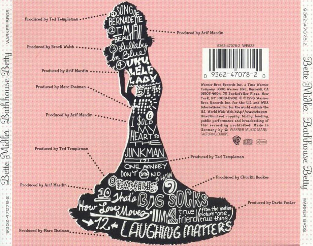 Bathhouse Betty - Bette Midler (CD - 45) music collectible - Main Image 2