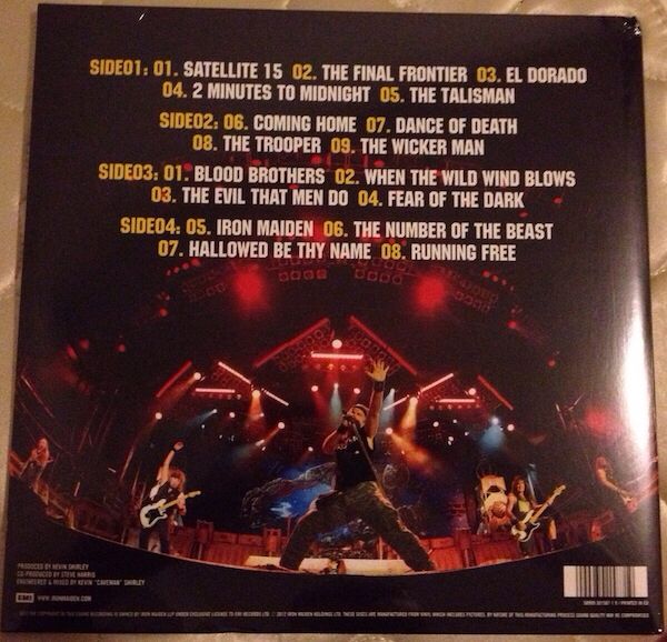 En Vivo - Iron Maiden (AAC - 108) music collectible - Main Image 2