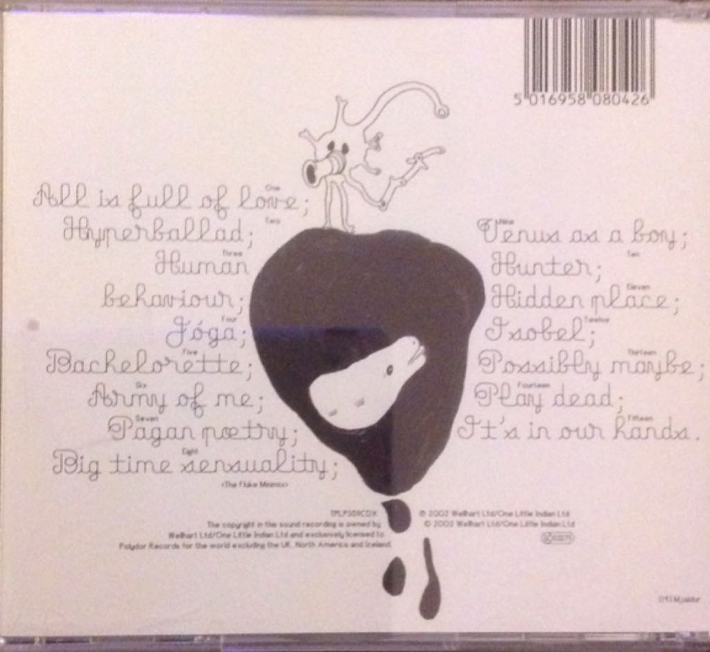 Greatest Hits - Bjork (CD) music collectible [Barcode 5016958080426] - Main Image 2