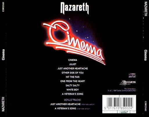 Cinema - Nazareth (CD) music collectible [Barcode 5034504312821] - Main Image 2