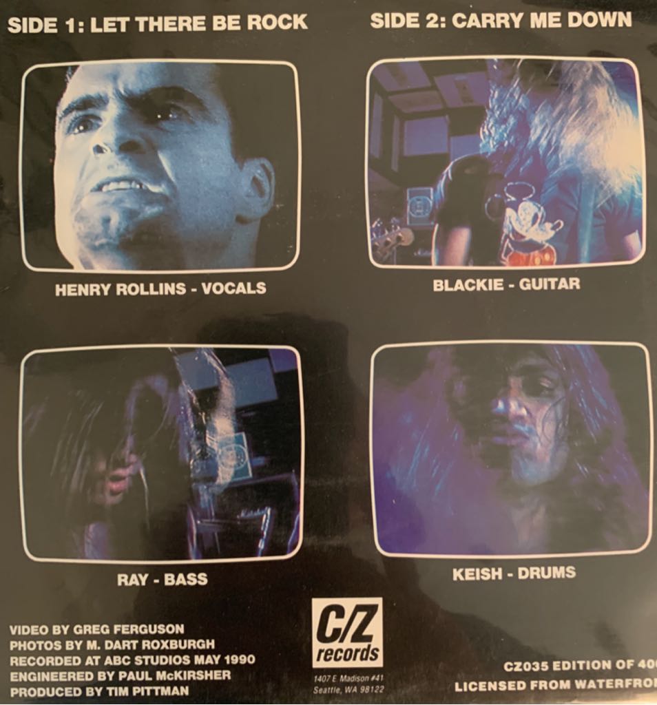 Let There Be Rock - Rollins, Henry and the Hard-ons (12”) music collectible [Barcode 5017687103066] - Main Image 2