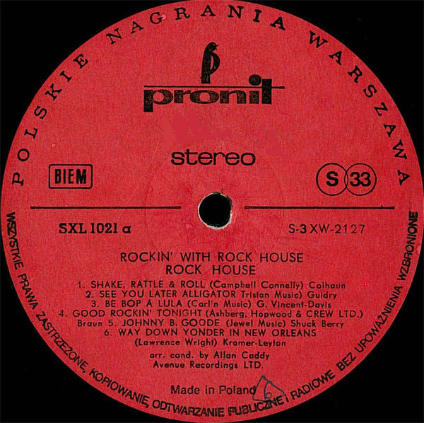 Rockin’ With Rock House - Rock House (12”) music collectible - Main Image 3