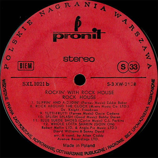 Rockin’ With Rock House - Rock House (12”) music collectible - Main Image 4