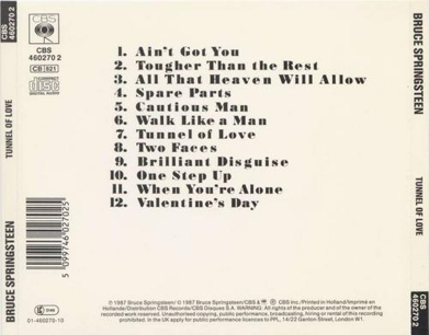 Tunnel Of Love - Springsteen, Bruce (CD - 47) music collectible [Barcode 5099751130420] - Main Image 2