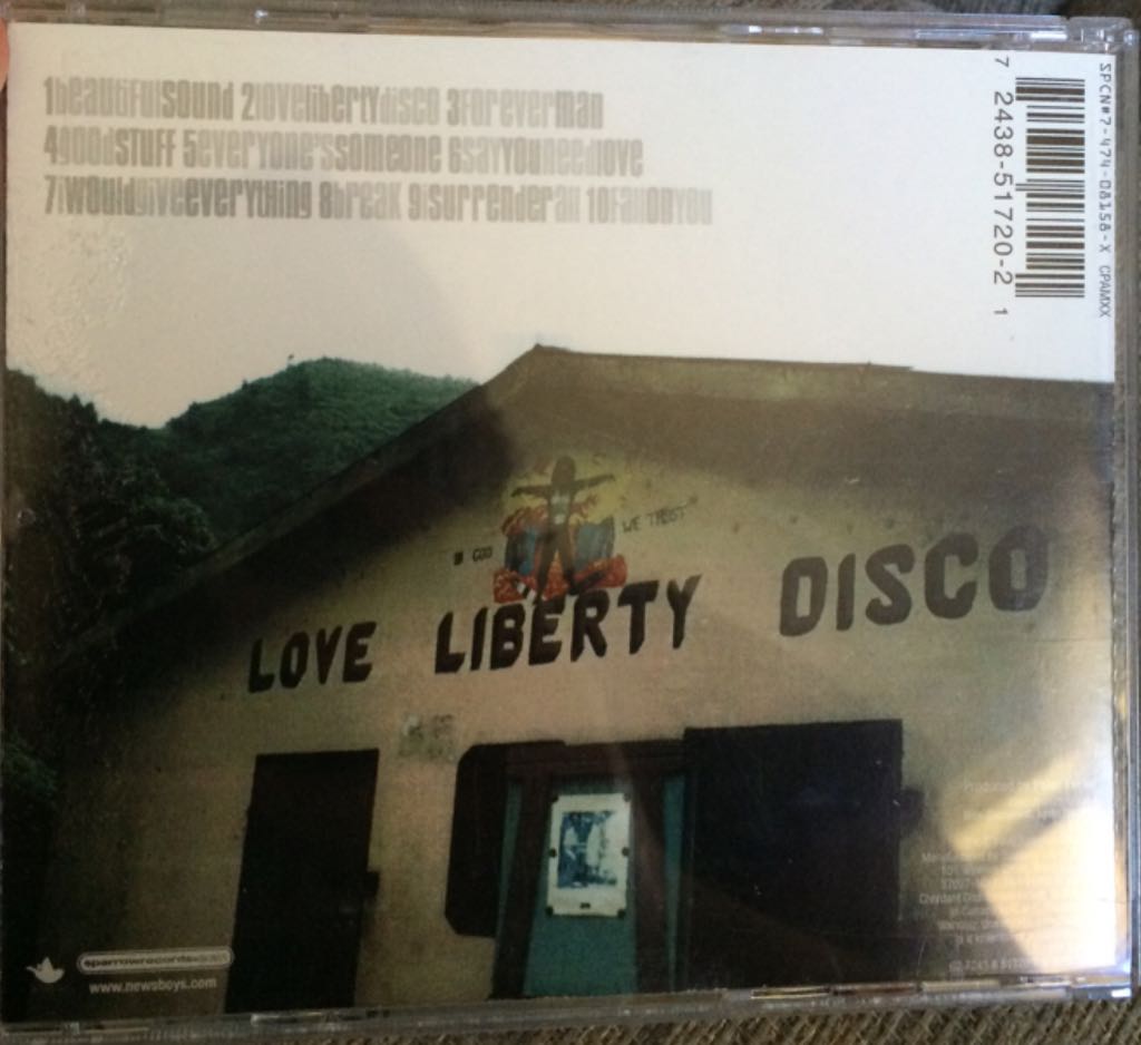 Love Liberty Disco - Newsboys (CD - 36) music collectible [Barcode 724385172021] - Main Image 2