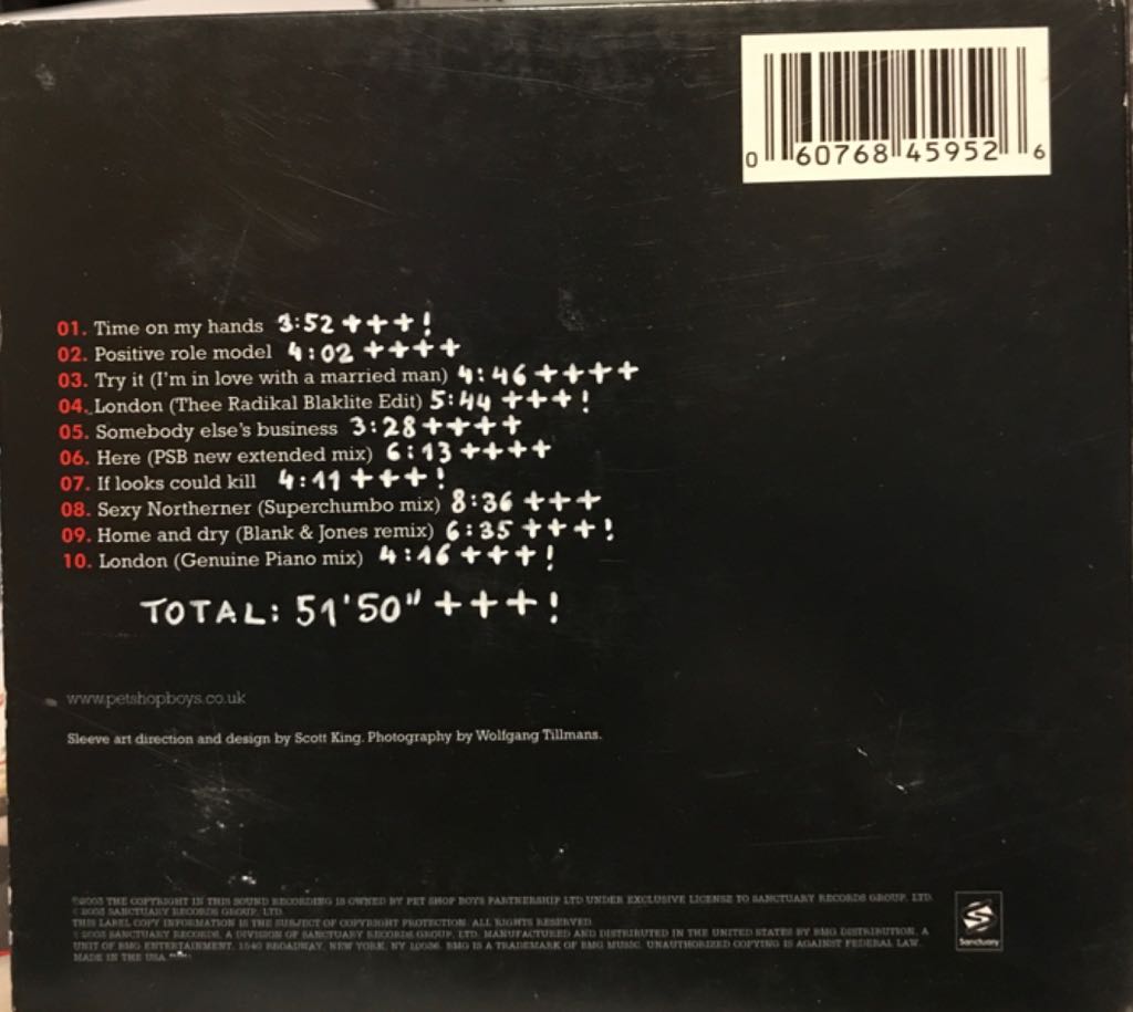 Disco 3 - Pet Shop Boys (CD) music collectible [Barcode 060768459526] - Main Image 2