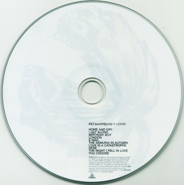 Release - Pet Shop Boys (CD - 4500) music collectible [Barcode 724353815028] - Main Image 4