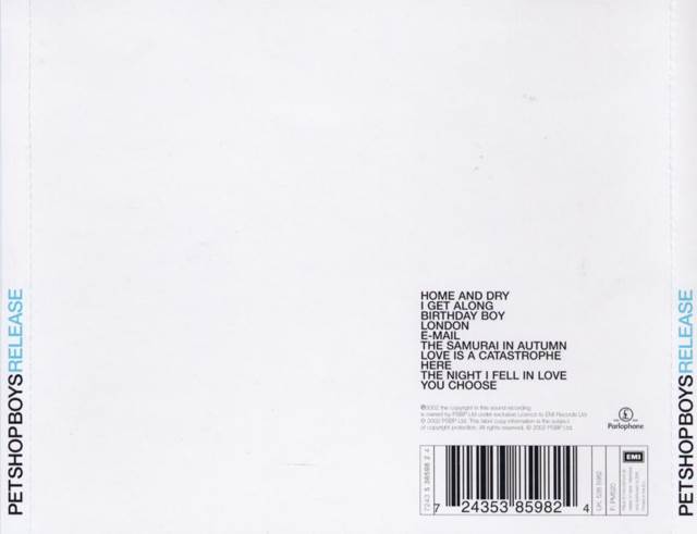 Release - Pet Shop Boys (12”) music collectible - Main Image 2