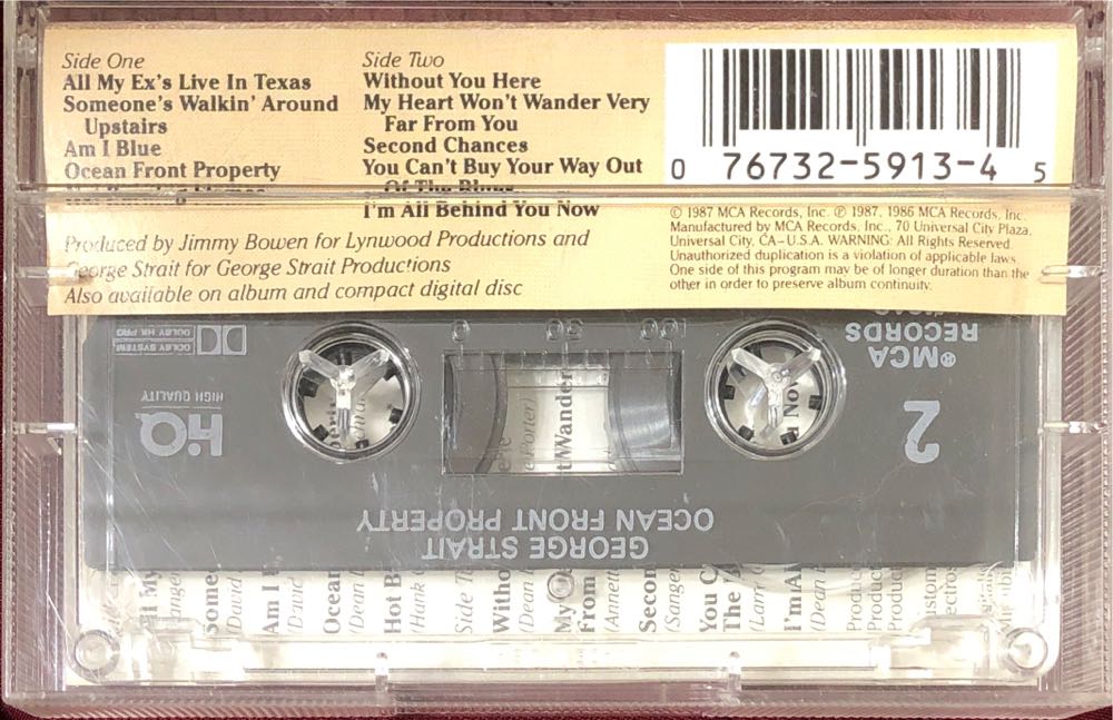 Ocean Front Property - Strait, George (CD) music collectible [Barcode 076732591345] - Main Image 2