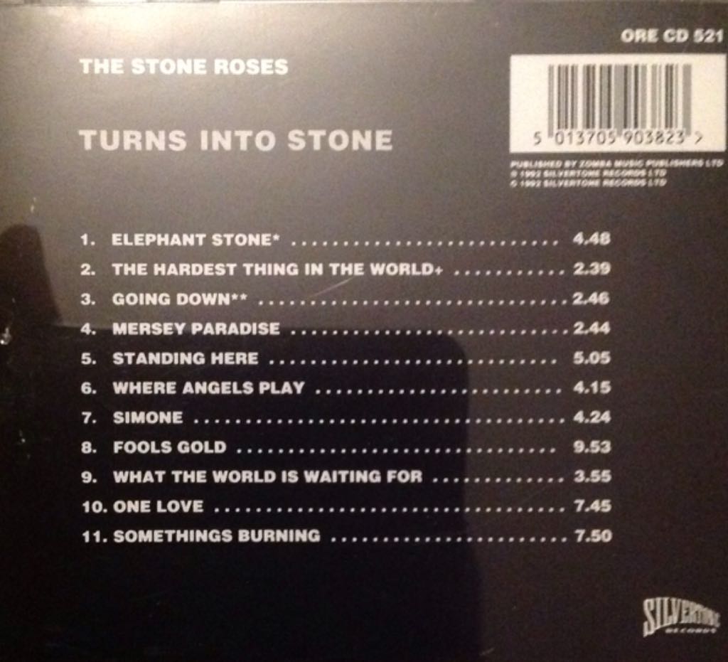 Turns Into Stone - Stone Roses, The (CD) music collectible [Barcode 5013705903823] - Main Image 2