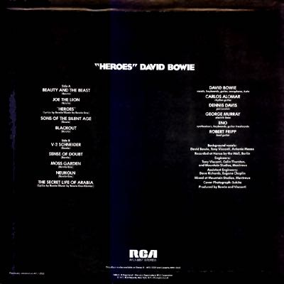 ”Heroes” - Bowie, David (12” - 41) music collectible - Main Image 2