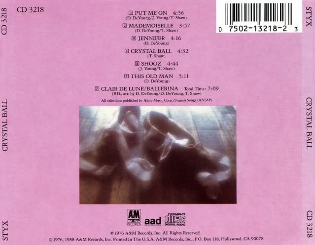 Crystal Ball - Styx (CD - 35) music collectible [Barcode 075021321823] - Main Image 2