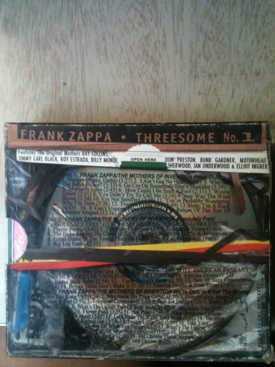Threesome No. 1 - Zappa, Frank (CD) music collectible [Barcode 014431058226] - Main Image 2