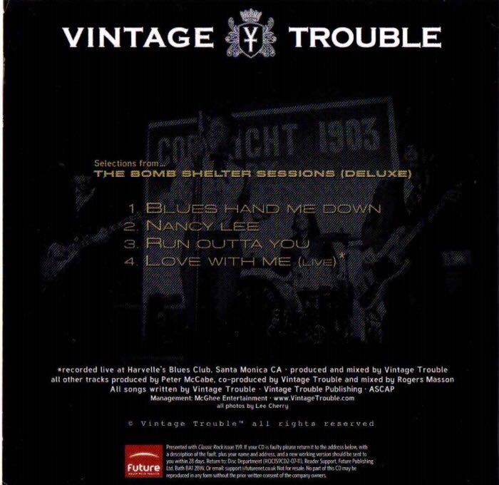 The Bomb Shelter Sessions - Vintage Trouble (12”) music collectible [Barcode 859104181708] - Main Image 2