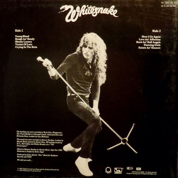 Saints & Sinners - Whitesnake (CD) music collectible - Main Image 2