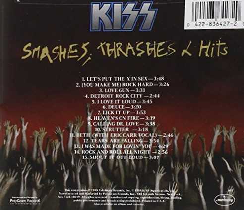 Smashes, Thrashes & Hits - Kiss (Cassette - 52) music collectible [Barcode 042283642744] - Main Image 2