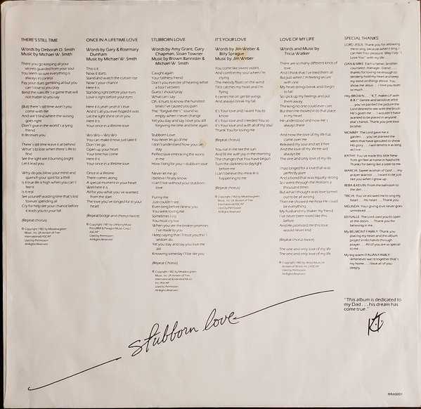 Stubborn Love - Kathy Troccoli (CD - 41) music collectible [Barcode 080688155421] - Main Image 4