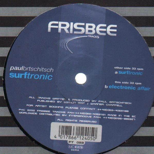 Surftronic - Paul Brtschitsch (12”) music collectible [Barcode 4017866124050] - Main Image 1