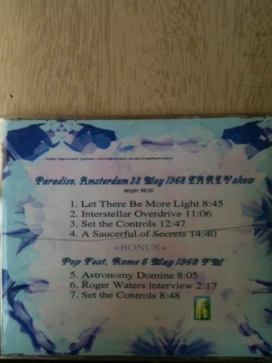 Paradiso (Early Show) - Pink Floyd (CD) music collectible - Main Image 2