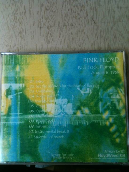 Plimpton Race Track - Pink Floyd (CD) music collectible - Main Image 2