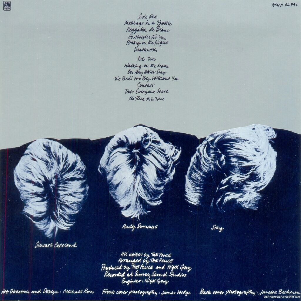 Reggatta De Blanc - The Police (12”) music collectible - Main Image 2