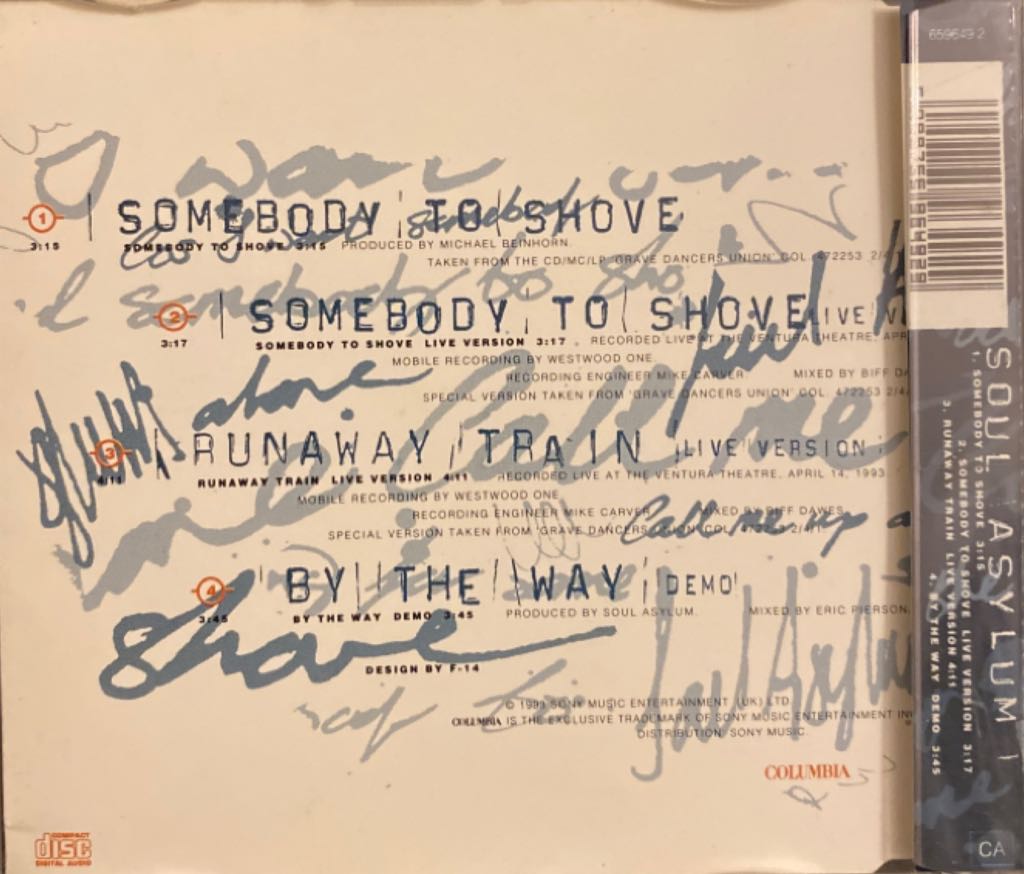 Somebody To Shove - Soul Asylum (CD) music collectible [Barcode 5099765964929] - Main Image 2