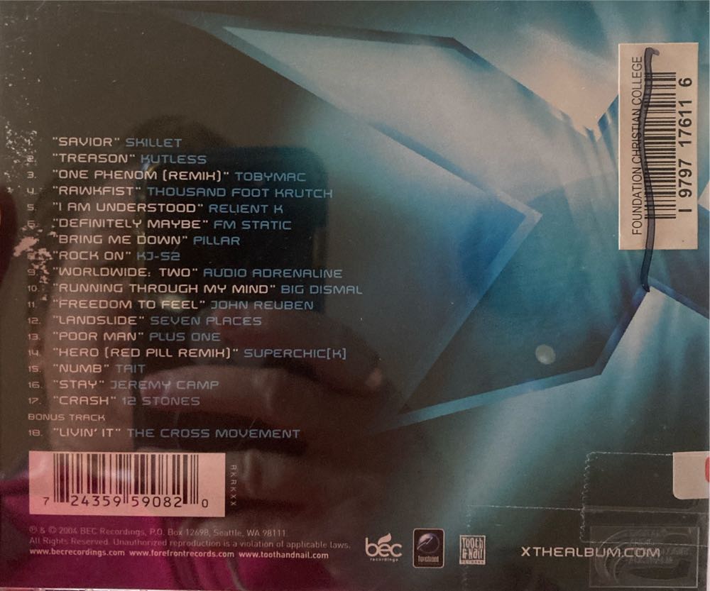 X 2004 - X (CD) music collectible [Barcode 724359590820] - Main Image 2