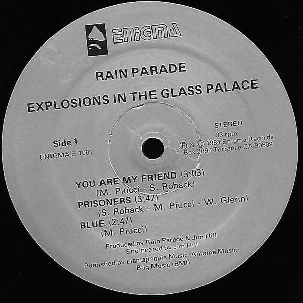 Explosions In The Glass Palace - Rain Parade (12”) music collectible - Main Image 3