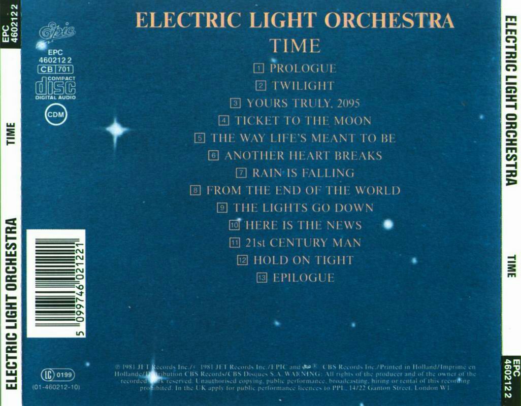 Time - Electric Light Orchestra (AAC - 44) music collectible [Barcode 5099746021221] - Main Image 2