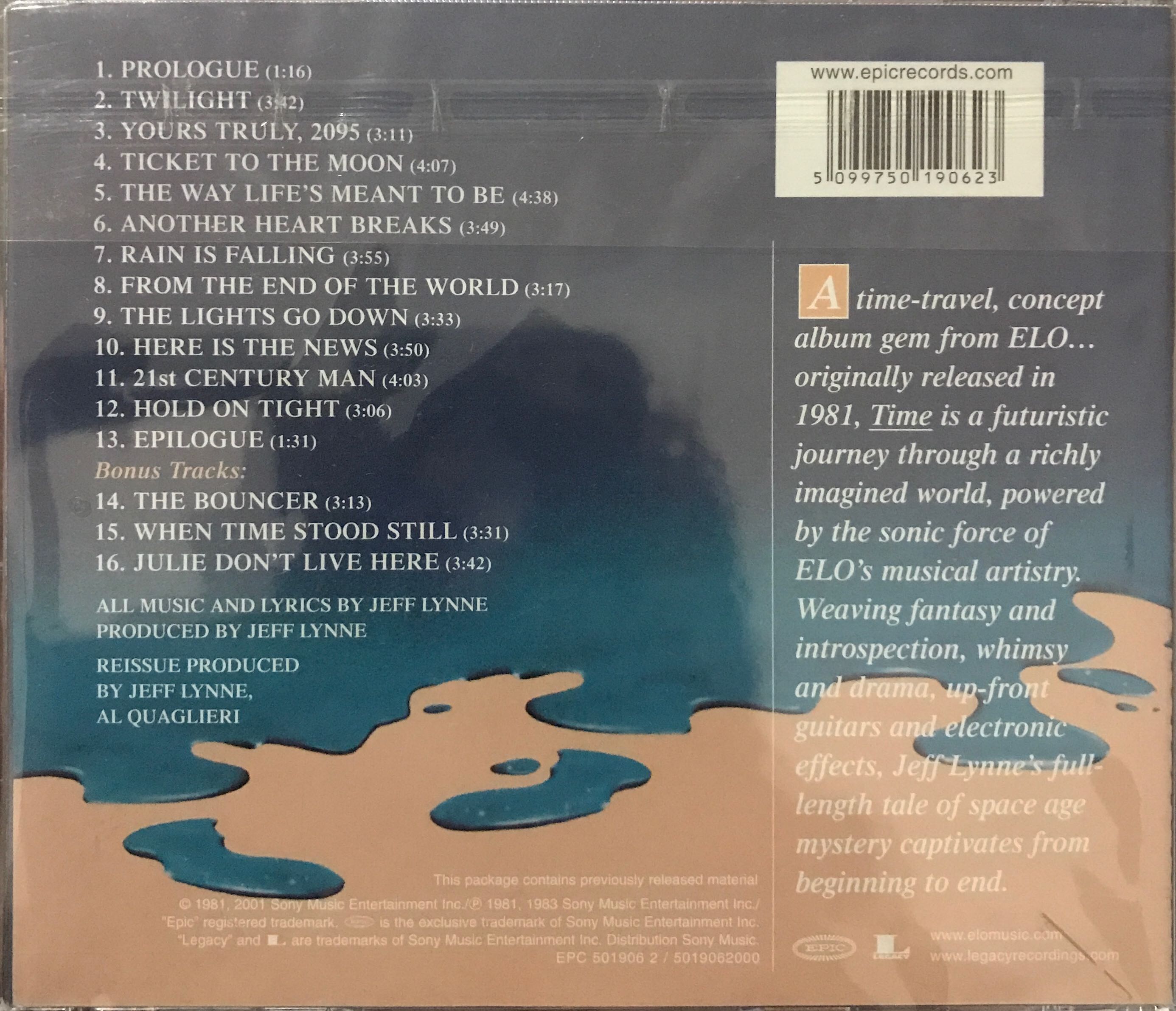 Time - Electric Light Orchestra (CD - 44) music collectible [Barcode 5099750190623] - Main Image 2