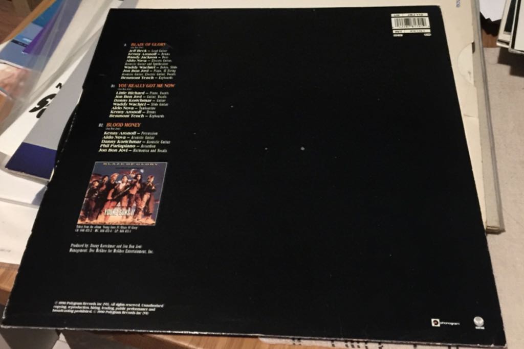 Blaze Of Glory - Bon Jovi (CD) music collectible [Barcode 042287817919] - Main Image 2