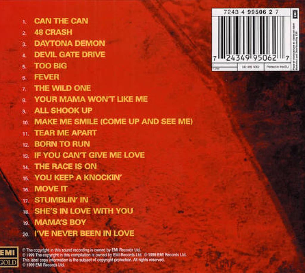 Greatest Hits - Suzi Quatro (CD) music collectible [Barcode 724349950627] - Main Image 2